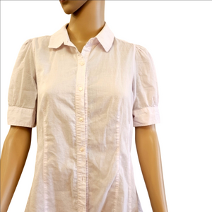 Jacob thin button down short sleeve blouse